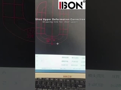 Τελειογραμμή και διόρθωση παραμόρφωσης για το επάνω άνοιγμα του παπουτσιού