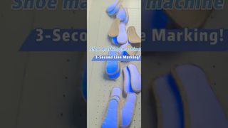 Αυτόματο μηχάνημα σήμανσης εσωτερικής σόλας – 40.000 τεμάχια/ημέρα | Γρήγορη και ακριβής εκτύπωση σόλας παπουτσιών