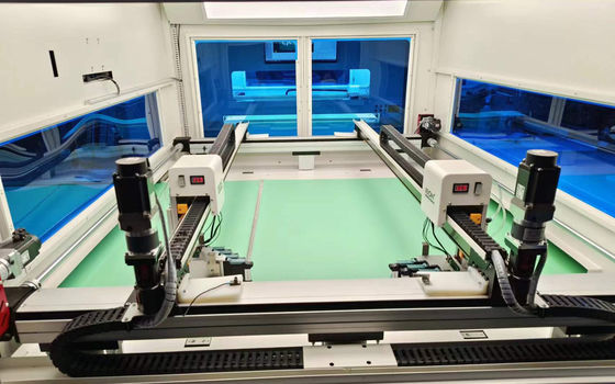 Καλή τιμή Μηχανή Ψηφιακής Εκτύπωσης Δέρματος Διπλής Κεφαλής με Περιοχή Εργασίας 1200 x 900mm και Έλεγχο Υπολογιστή για Σήμανση Παπουτσιών σε απευθείας σύνδεση