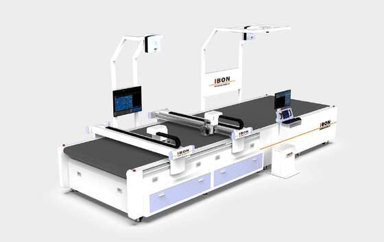 Καλή τιμή Dual Head IB1660 Leather Cutting Machine | Automatic CNC Genuine Leather Cutter σε απευθείας σύνδεση